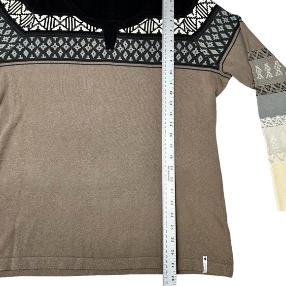 Woolrich Knit Light Sweater Top Fair Isle Style Women's Size XL - Picture 5 of 7